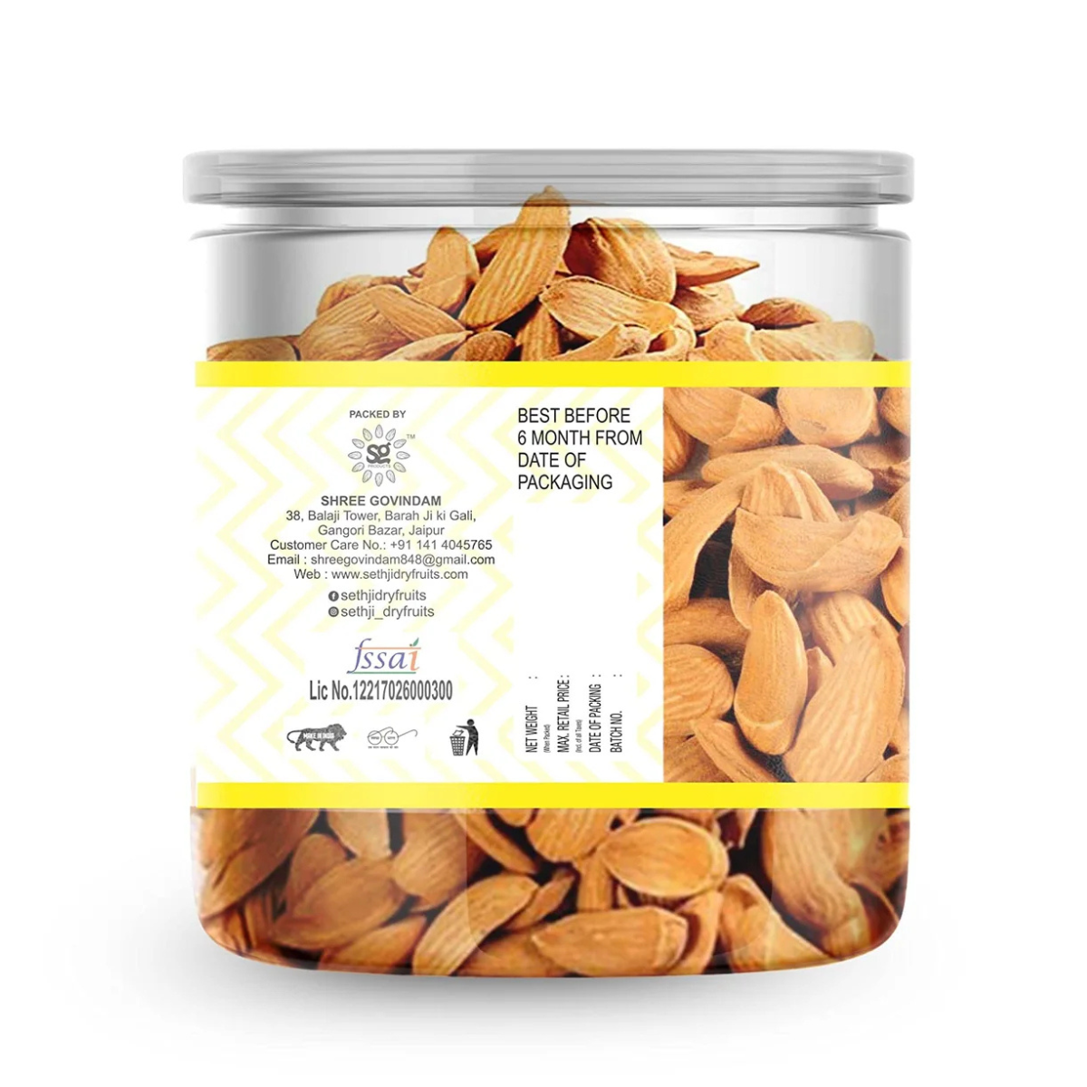 Sethji 100% Pure Irani Mamra Almonds
