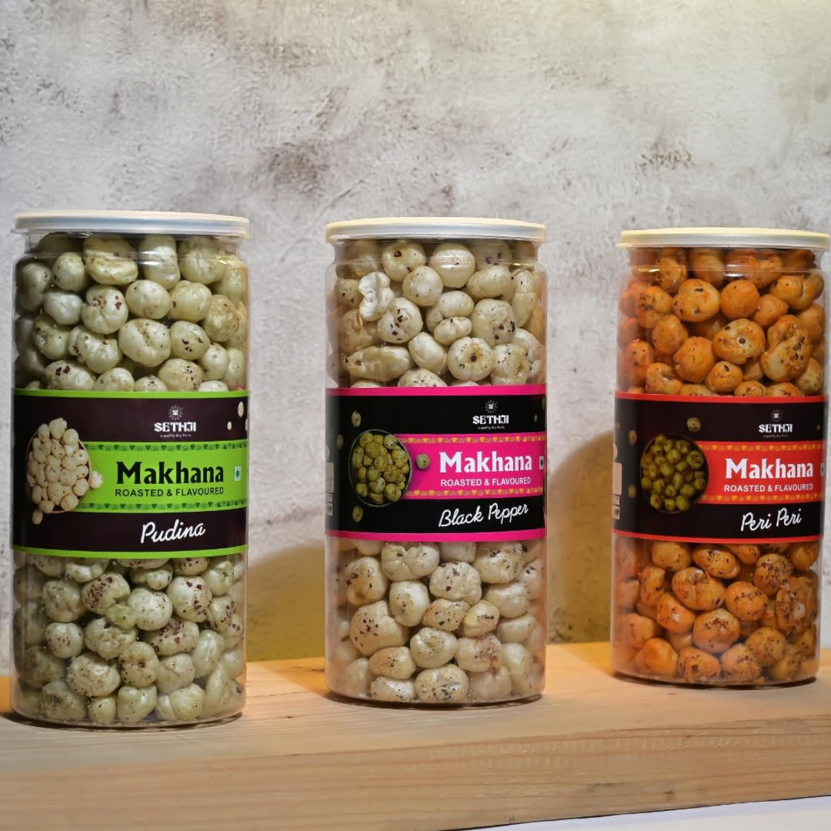 Sethji Roasted & Flavoured Makhana 3*100gm