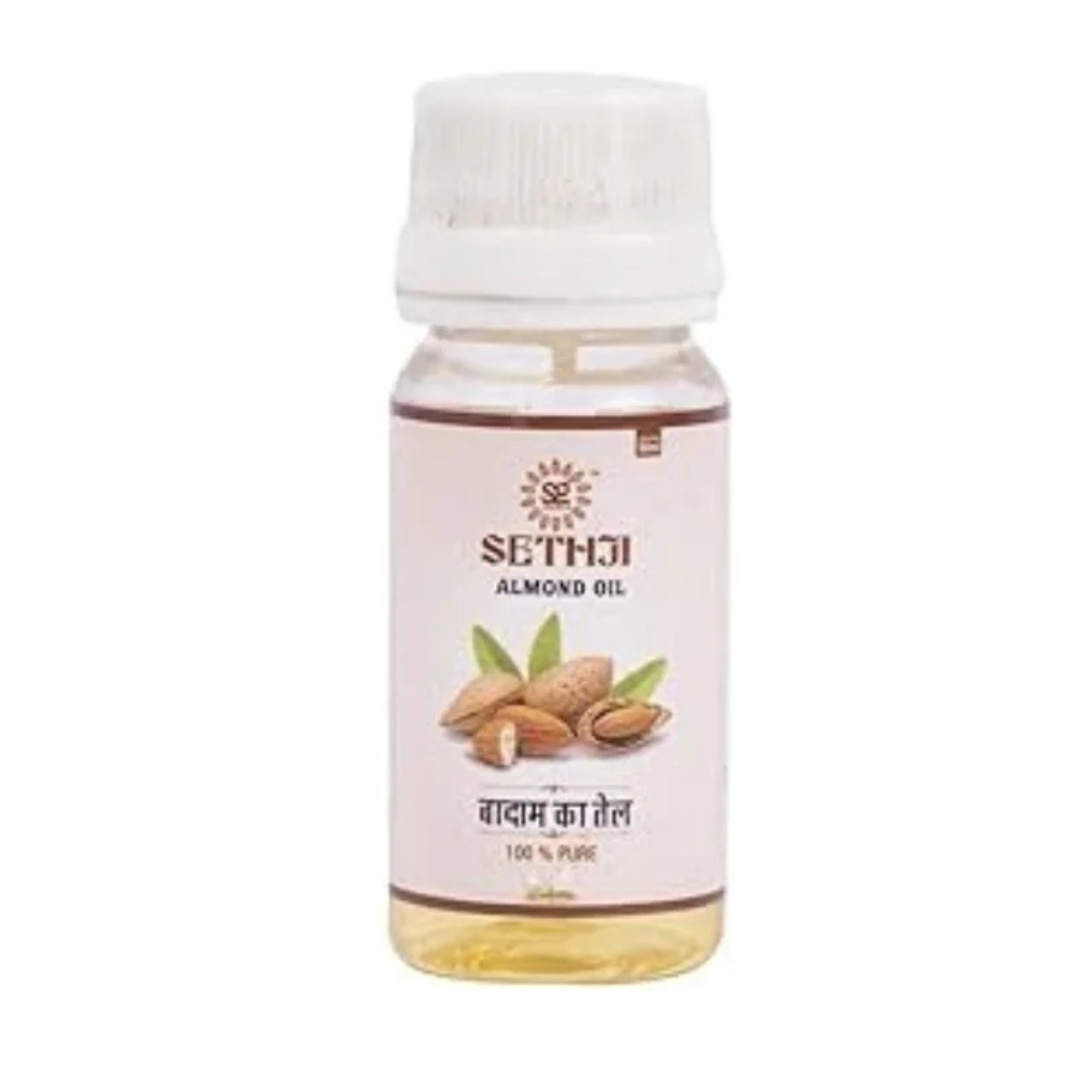 SETHJI Almond Oil For Skin And Hairs A Cold Pressured Badam Tel Of 30 Ml