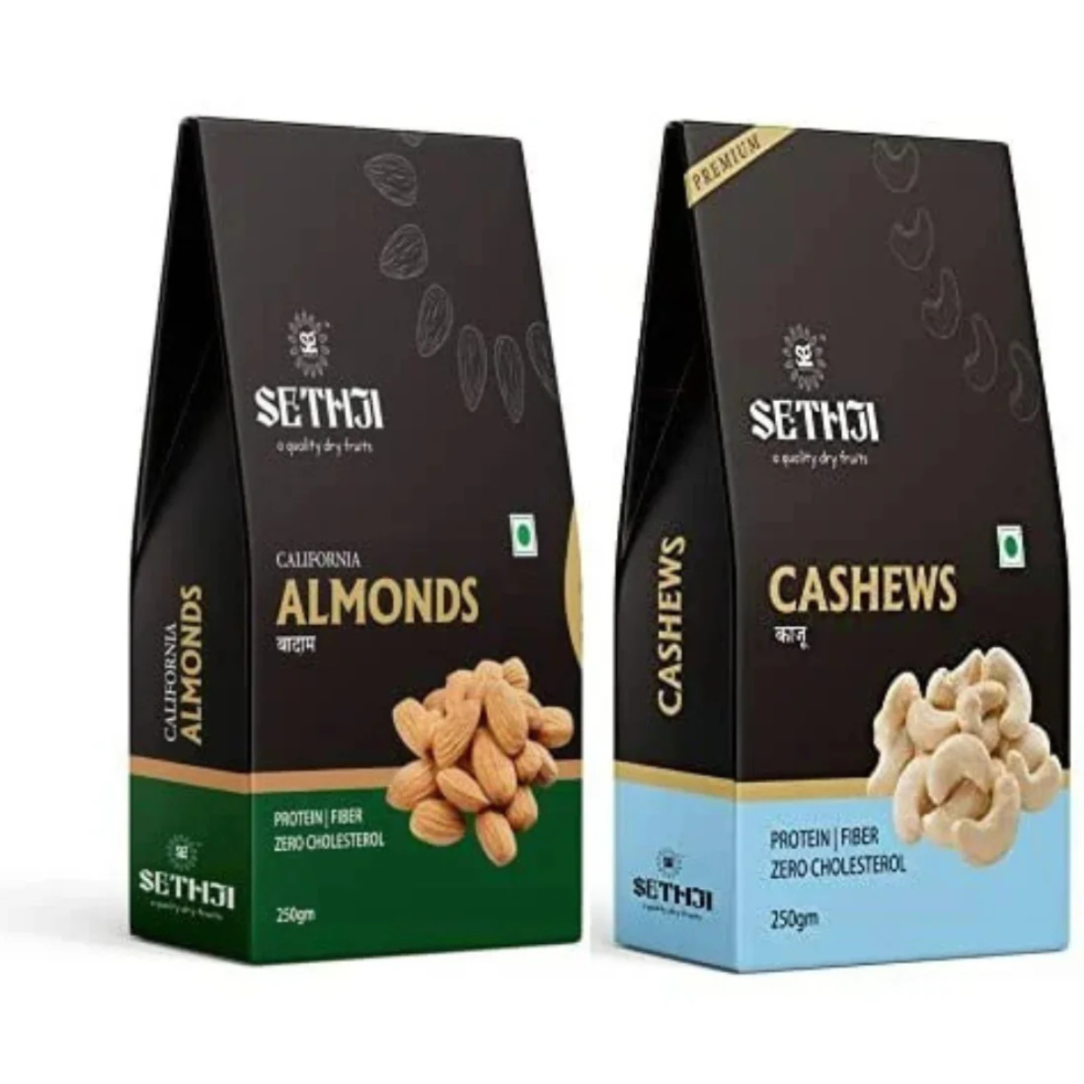 Sethji Roasted Nuts and Dry Fruits Combo Pack