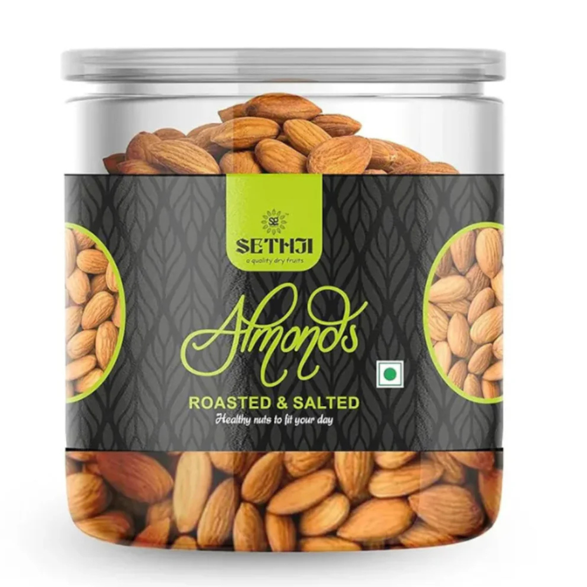 Sethji Premium Fresh Roasted and Salted Almonds