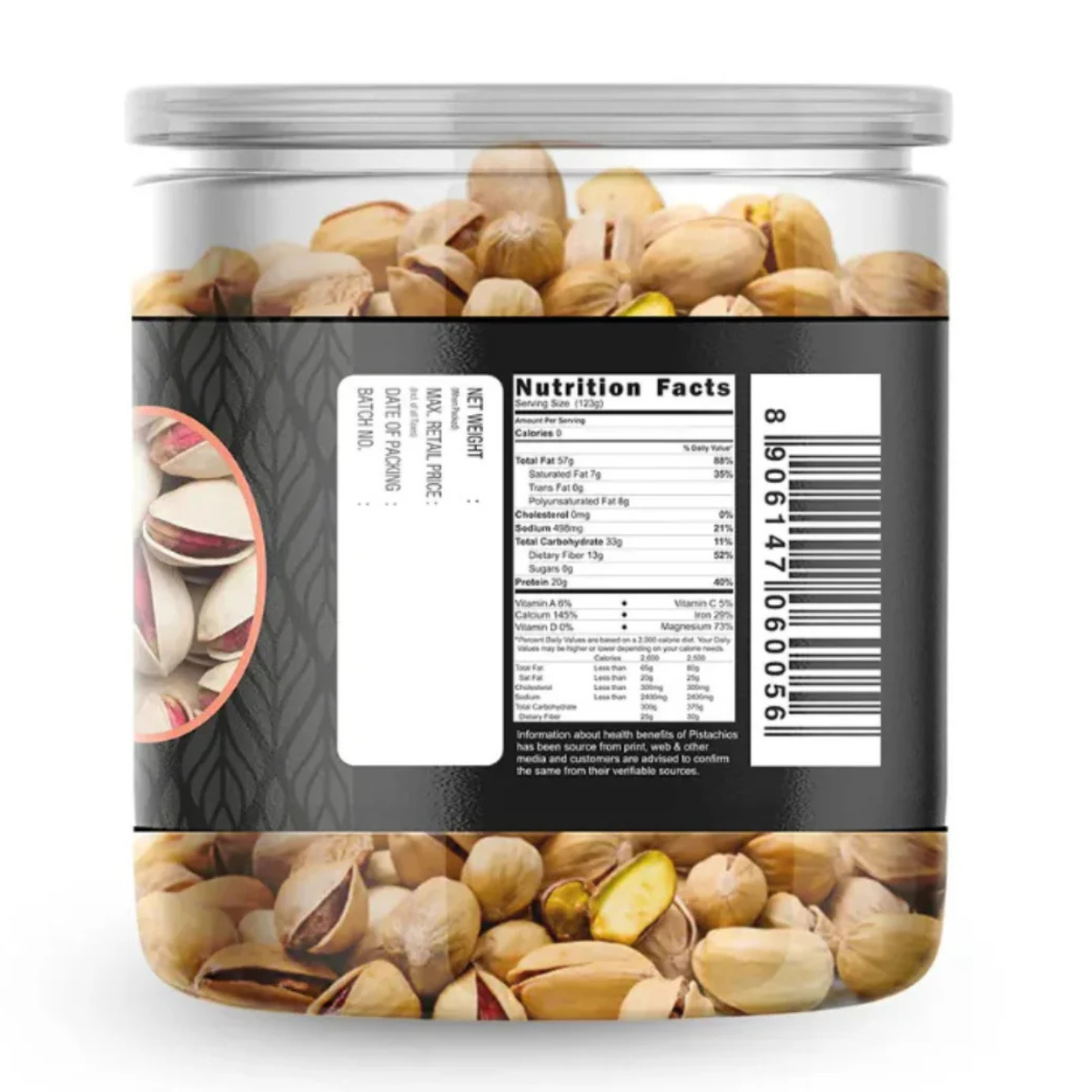 Sethji Premium Fresh Roasted & Salted Pistachios