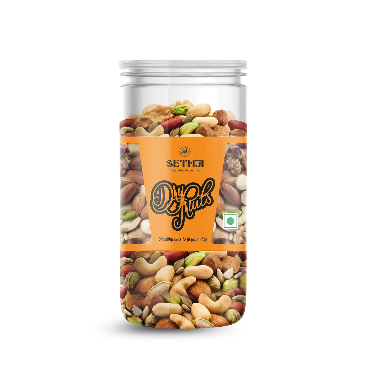 Sethji Trail Mix Dry Fruits 250g Jar