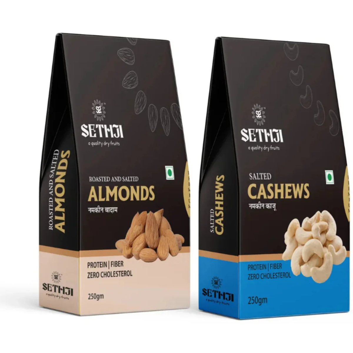 Sethji Roasted Nuts and Dry Fruits Combo Pack