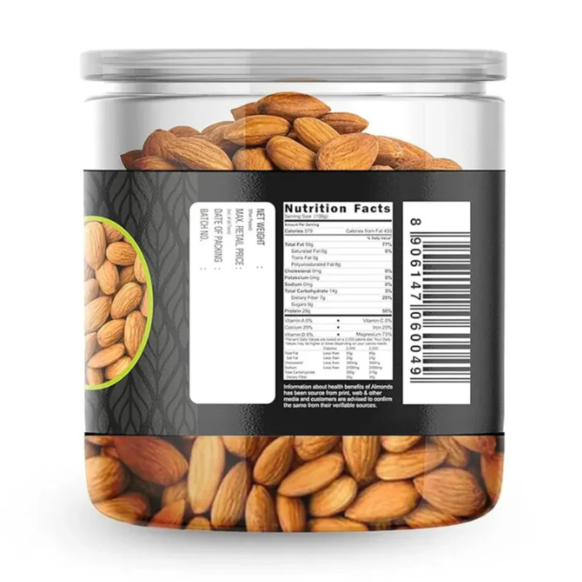 Sethji Premium Fresh Roasted and Salted Almonds