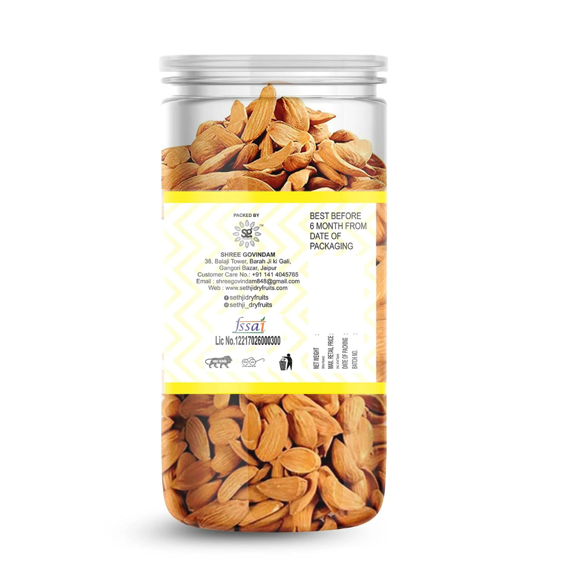 Sethji 100% Pure Irani Mamra Almonds