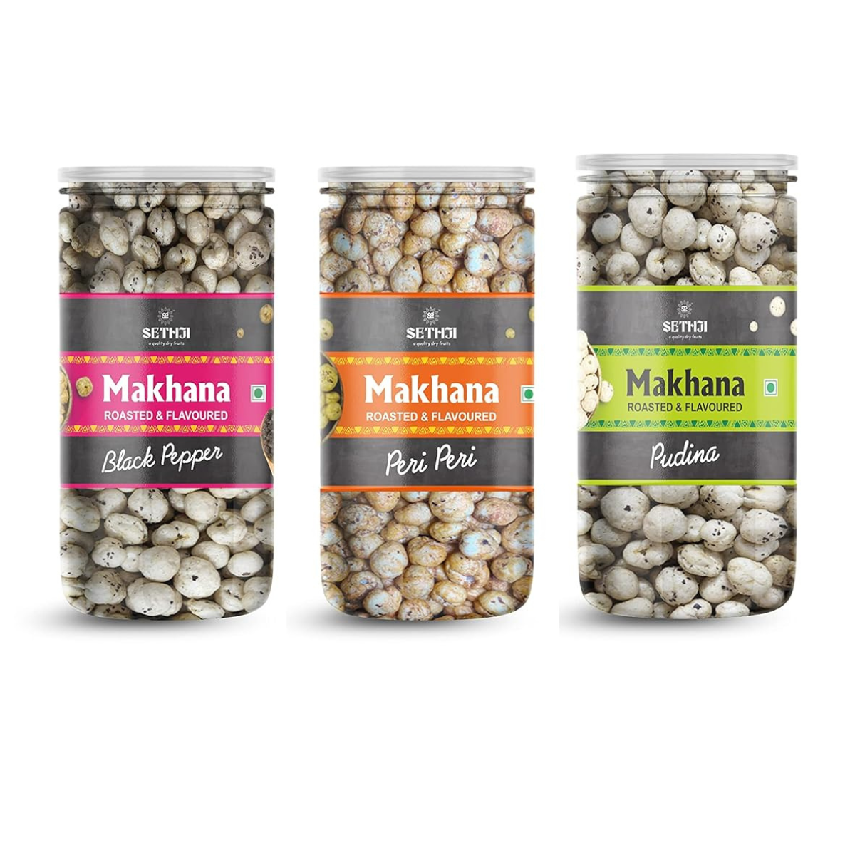 Sethji Roasted & Flavoured Makhana 3*100gm