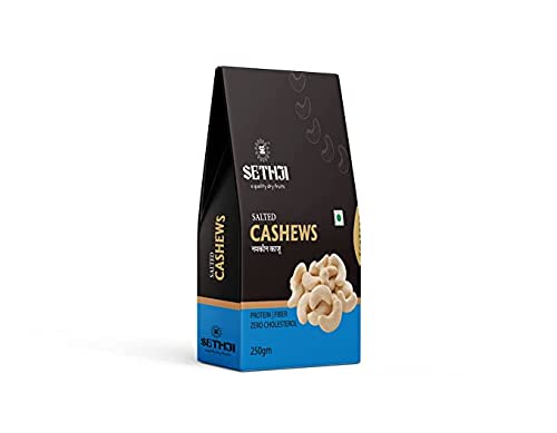 Sethji Roasted Dry Fruits Combo Pack - Roasted Almond, Salted Cashew Nuts, Pistachios