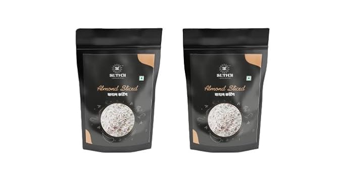 Sethji Dry Fruits California Natural Almond Slivers, Slivered Almonds For Cake, Sweets | Badam Katran | Almond Sliced | California Almonds Flakes | American Badam Cutting