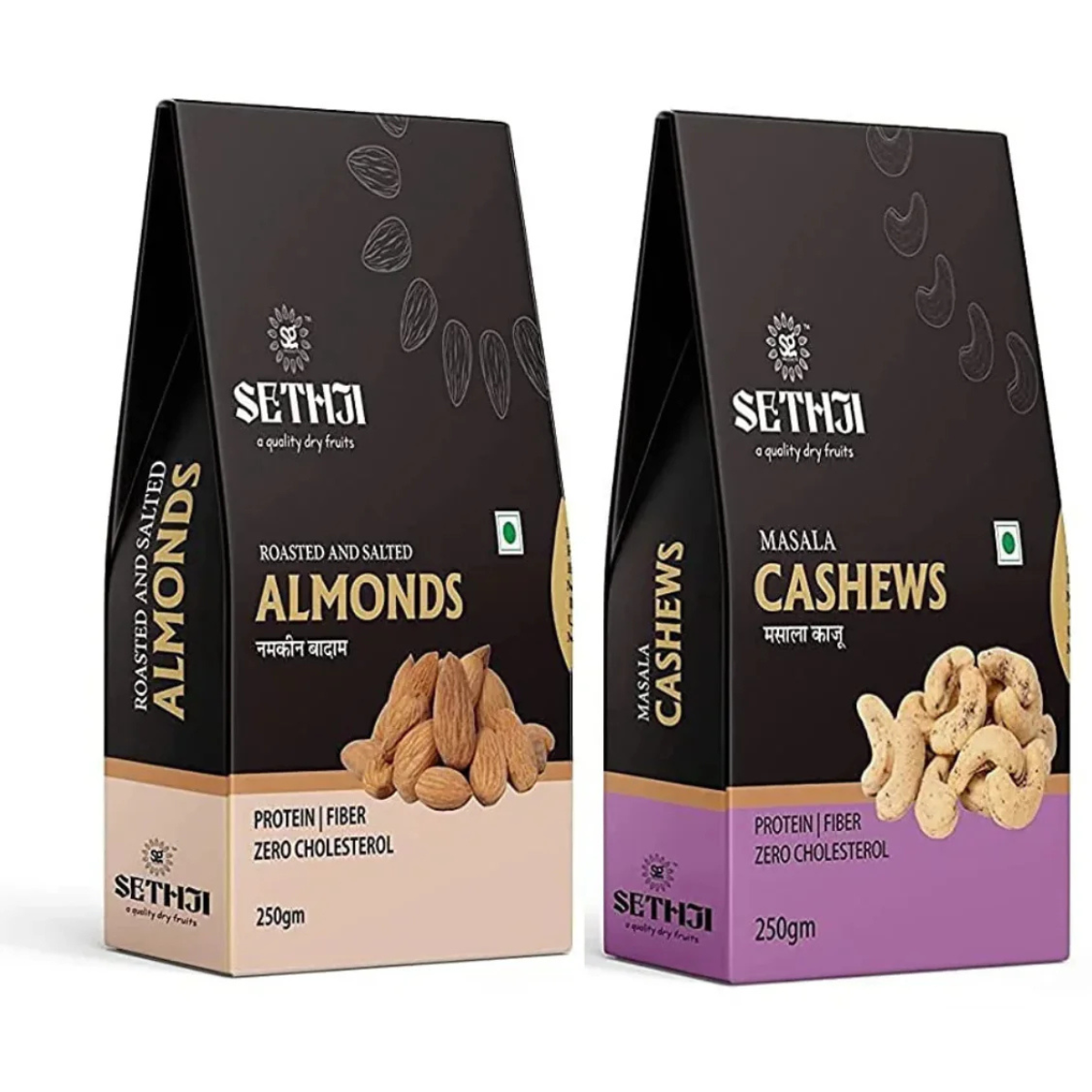 Sethji Roasted Nuts and Dry Fruits Combo Pack