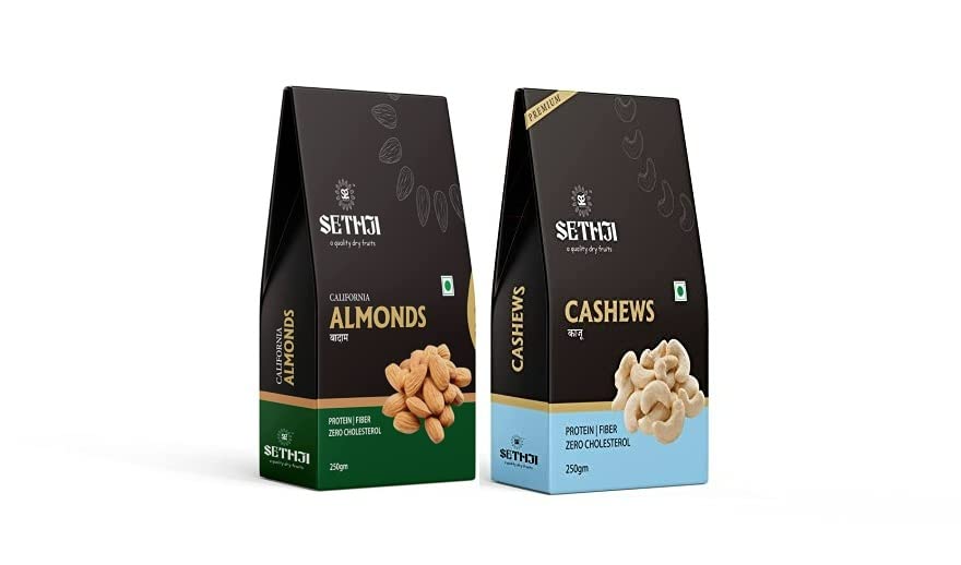 Sethji Roasted Nuts and Dry Fruits Combo Pack