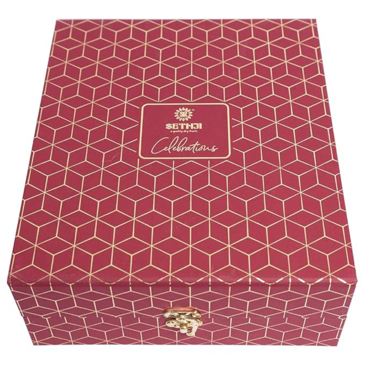 SETHJI Premium Roasted Dry Fruits Celebration Gift Box, 1kg