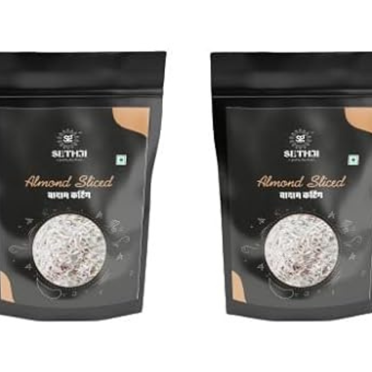 Sethji Dry Fruits California Natural Almond Slivers, Slivered Almonds For Cake, Sweets | Badam Katran | Almond Sliced | California Almonds Flakes | American Badam Cutting