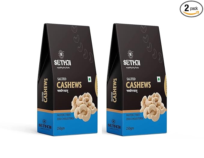 SETHJI Roasted nuts and dry fruits combo pack of roasted cashews