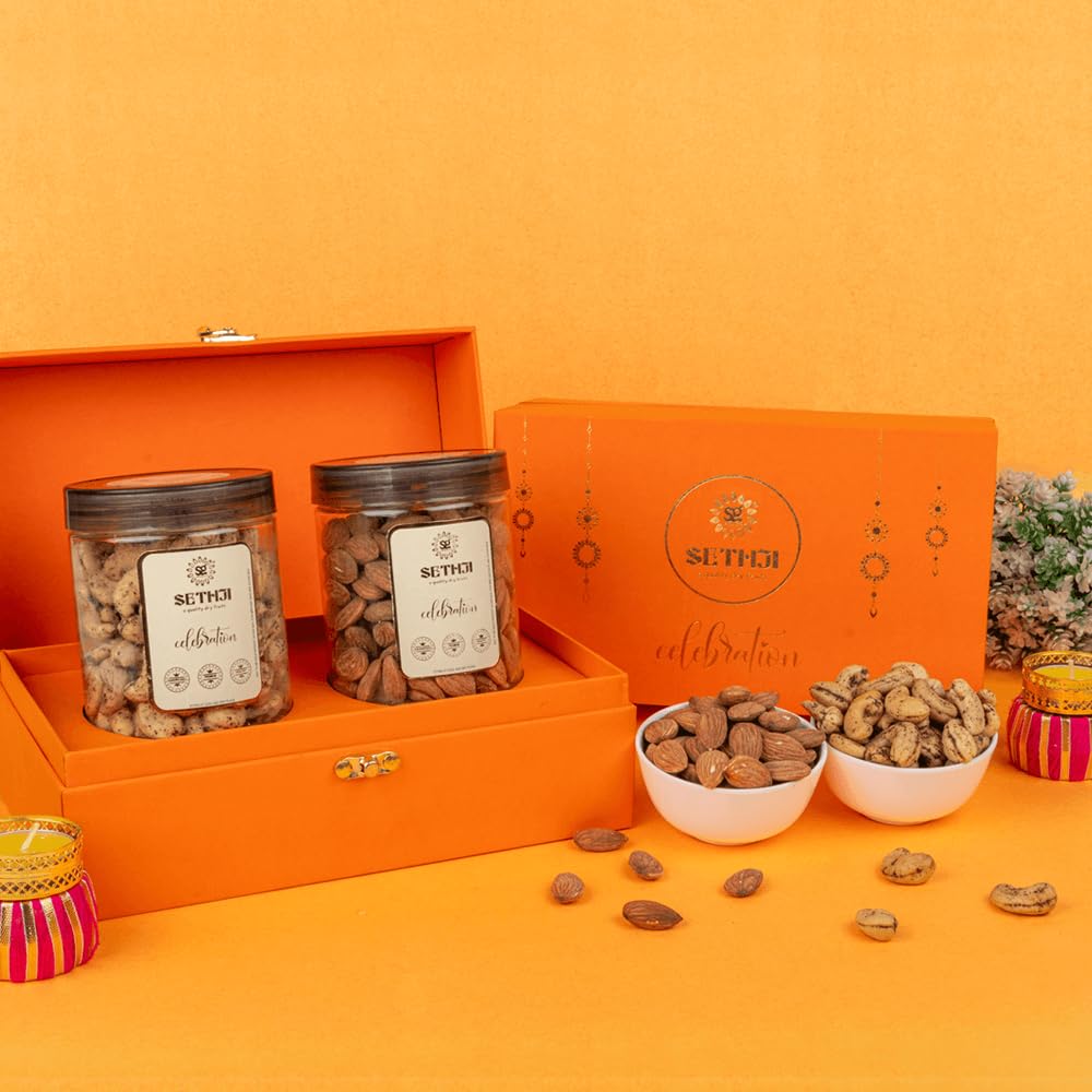 Sethji Premium Roasted Dry Fruits Celebration Gift Box