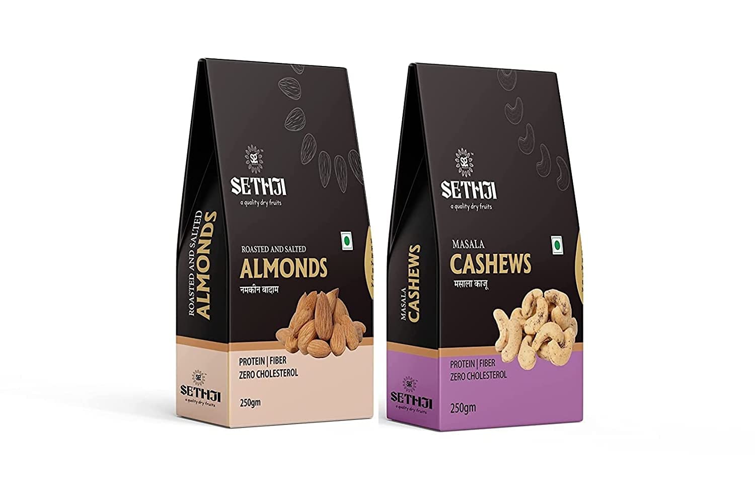 Sethji Roasted Nuts and Dry Fruits Combo Pack