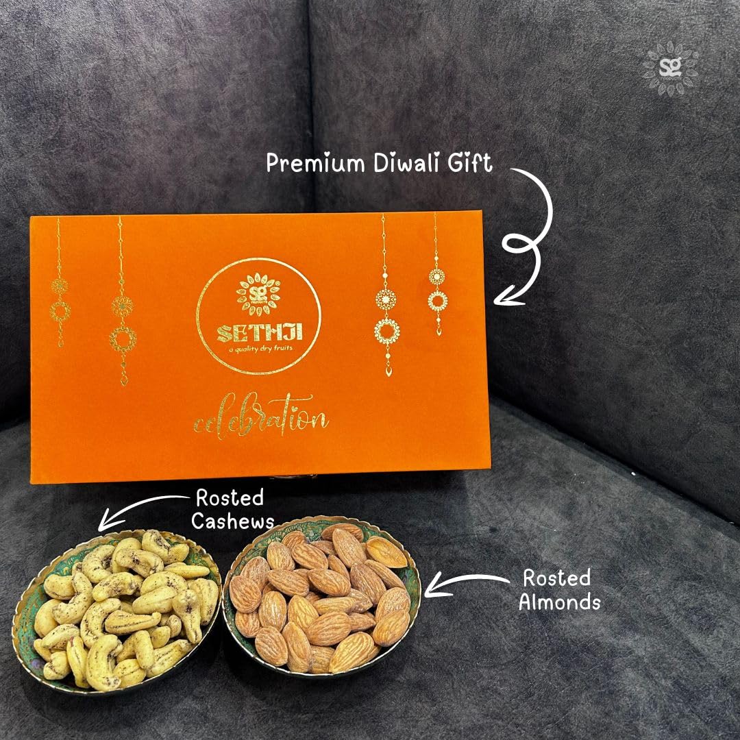 Sethji Premium Roasted Dry Fruits Celebration Gift Box
