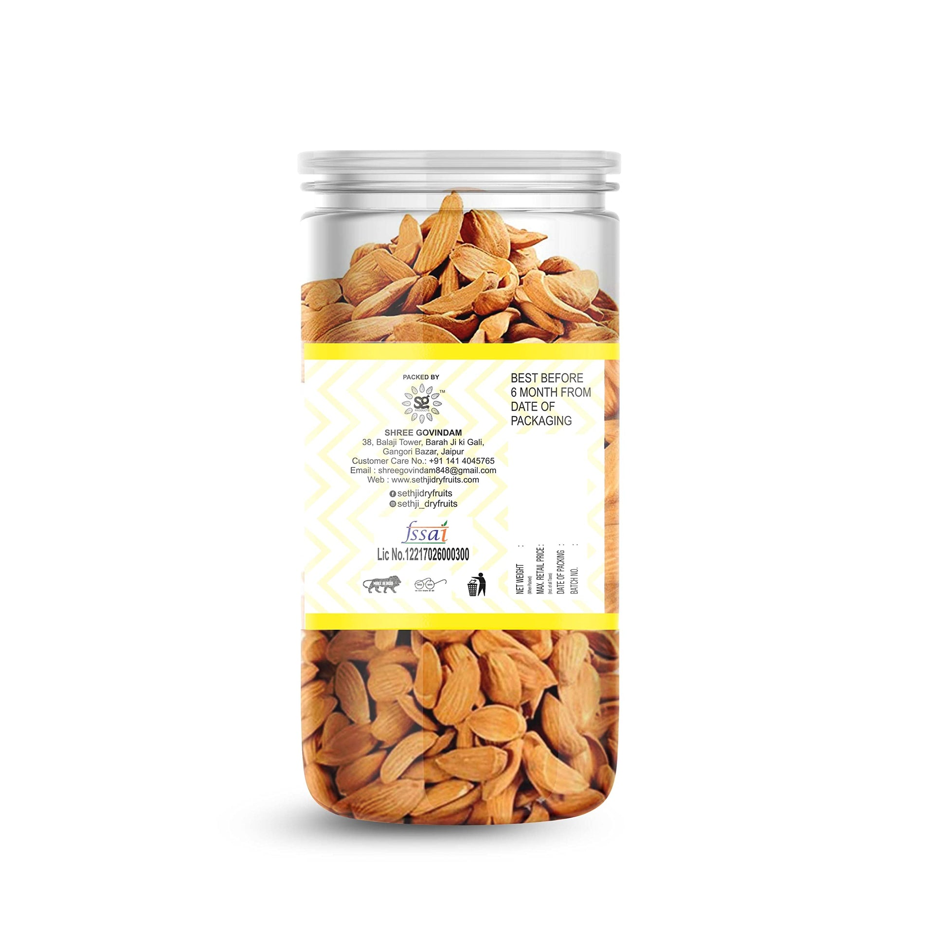Sethji 100% Pure Irani Mamra Almonds