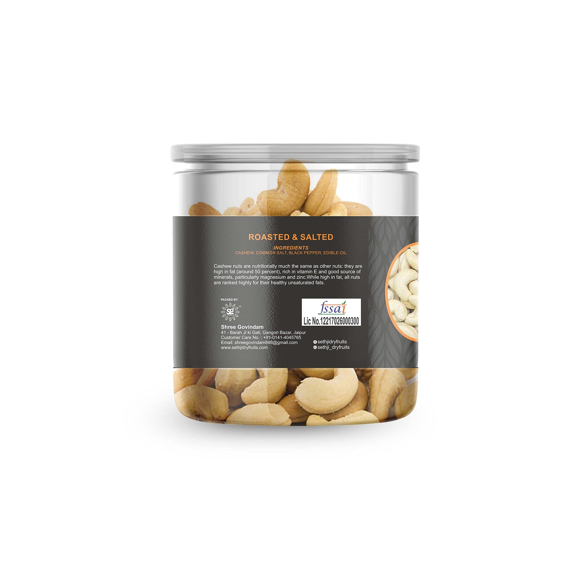 Sethji Dry Oven Roasted & Salted Black Pepper