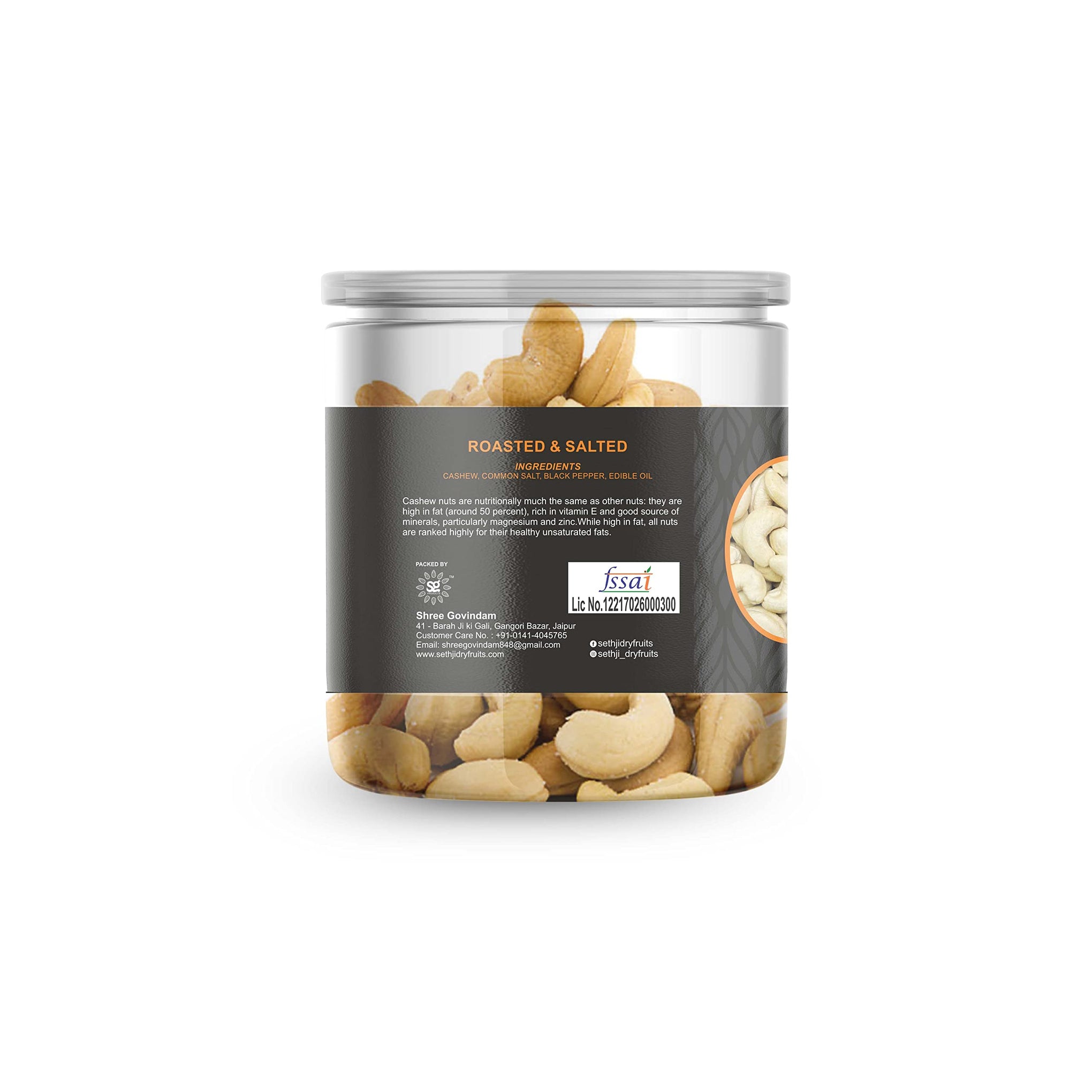 Sethji Dry Oven Roasted & Salted Black Pepper