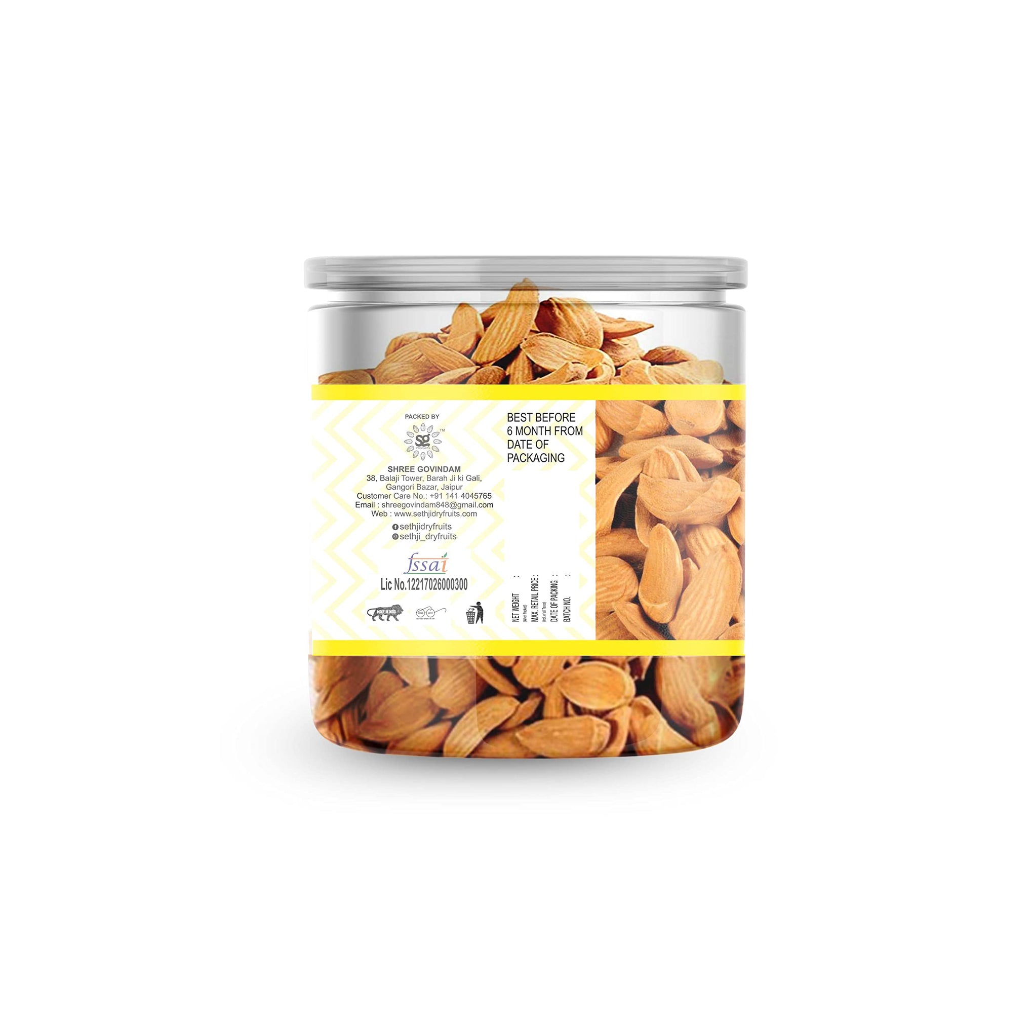 Sethji 100% Pure Irani Mamra Almonds