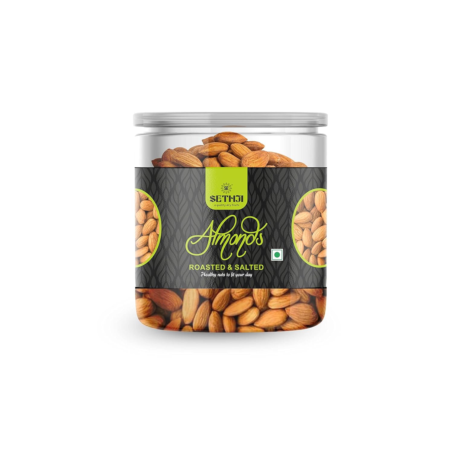 Sethji Premium Fresh Roasted and Salted Almonds