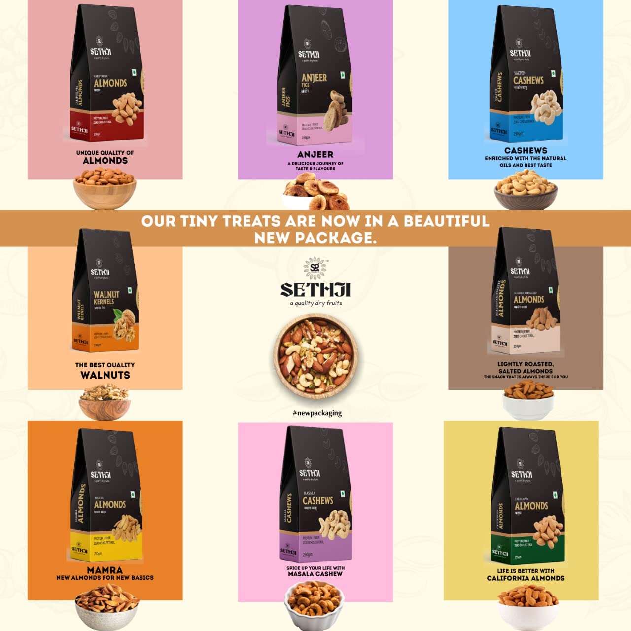 Sethji Fresh and Delicious Quarter 3/4 Chilli Walnut Kernels