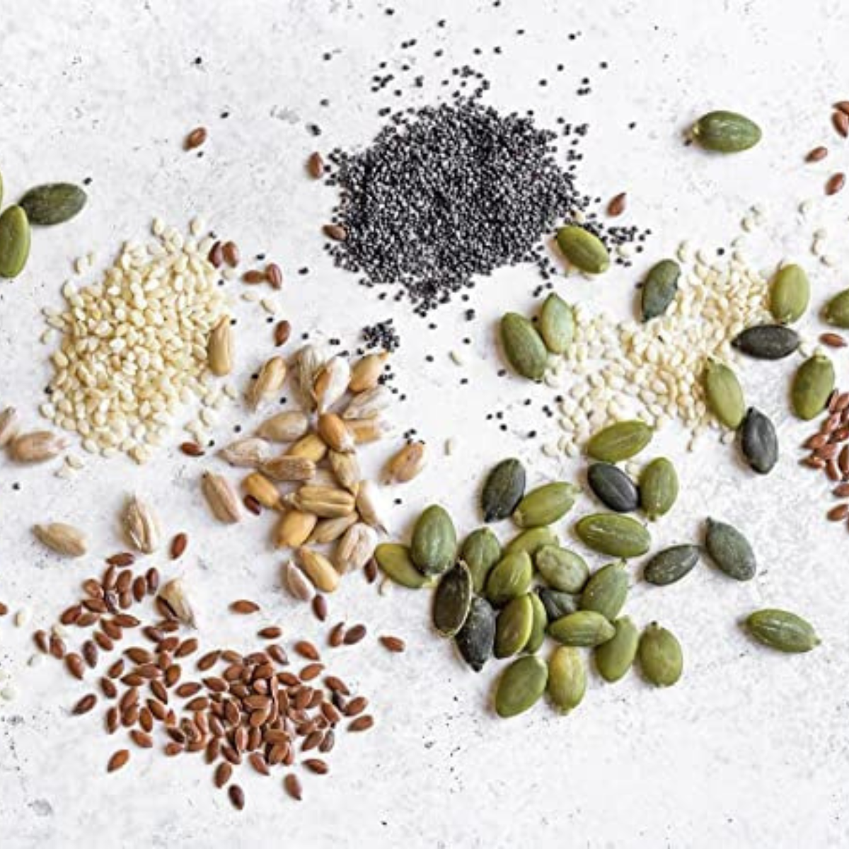 SETHJI Dry Fruits Seeds Combo of 4 Raw Seeds - Chia, Flax, Pumpkin, Sunflower