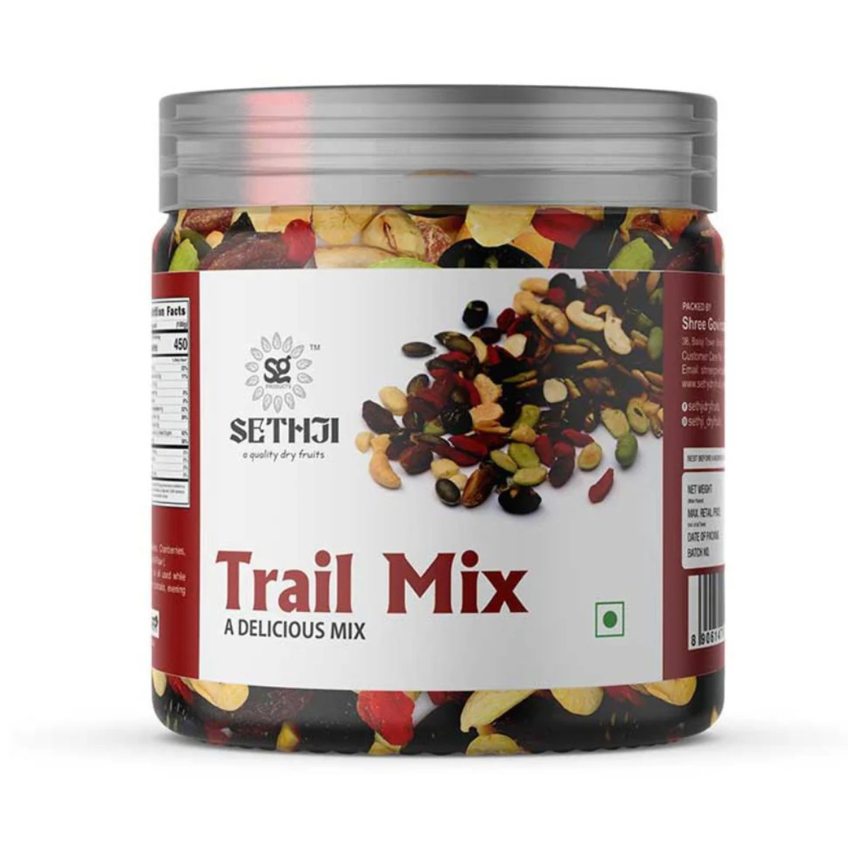 Mixture of Nuts, Berries and Seeds