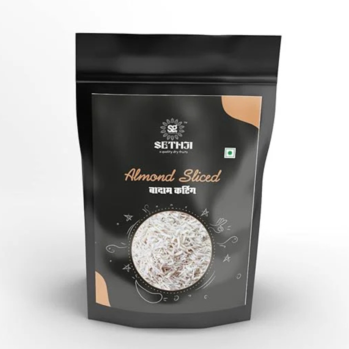 Sethji Dry Fruits California Natural Almond Slivers, Slivered Almonds For Cake, Sweets | Badam Katran | Almond Sliced | California Almonds Flakes | American Badam Cutting