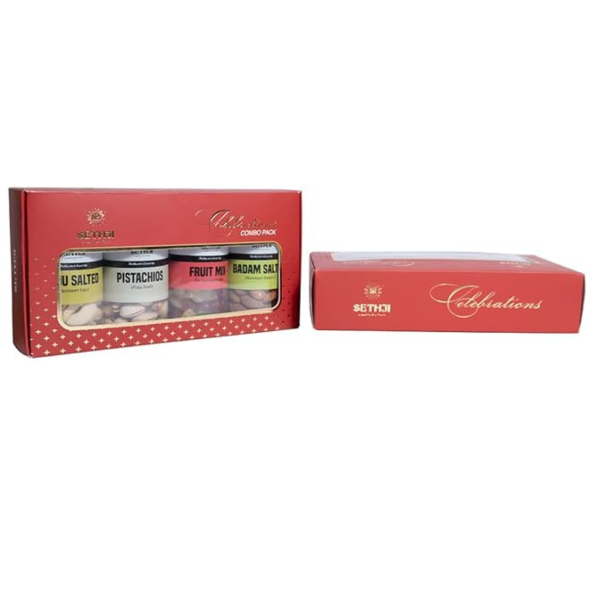 SETHJI Premium Dry Fruits & nuts Celebration Box, 400g