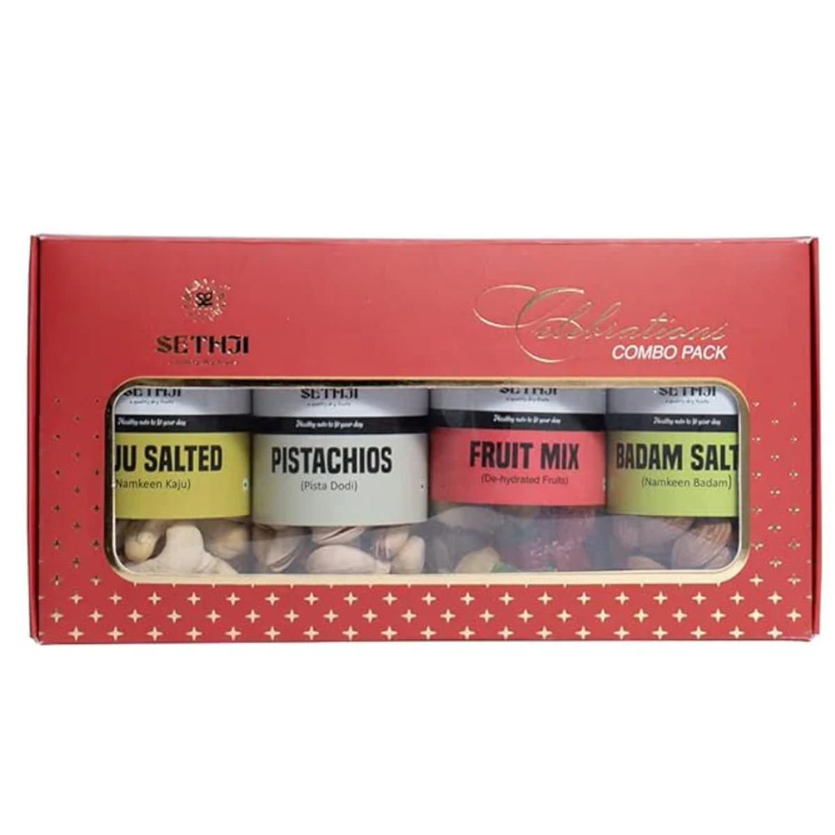 SETHJI Premium Dry Fruits & nuts Celebration Box, 400g