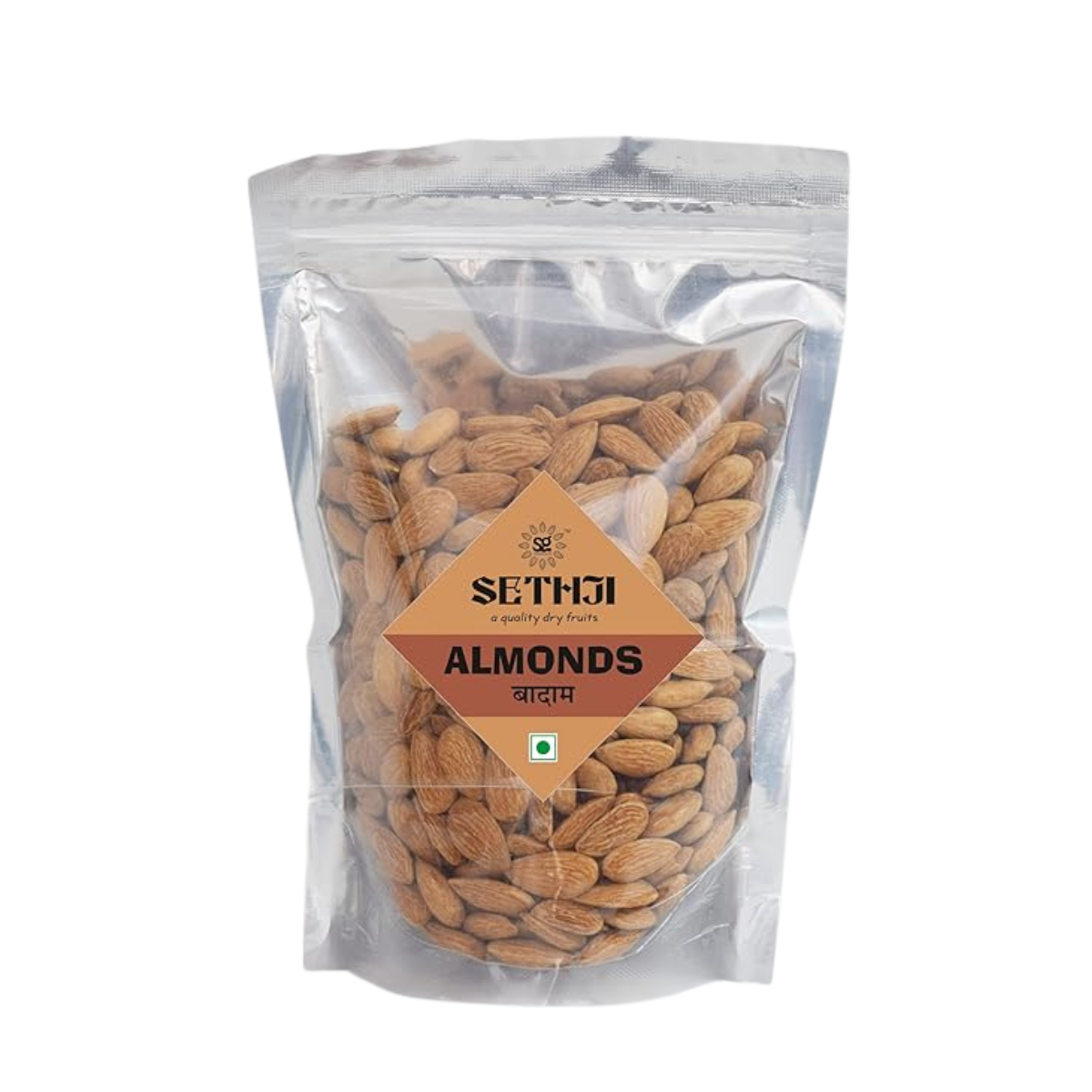 SETHJI Raw Dry Fruits & nuts Super Saver Combo Pack- Almonds ID (450g), W240 Cashew (450g), Green Raisins (450g) - 1kg 350g