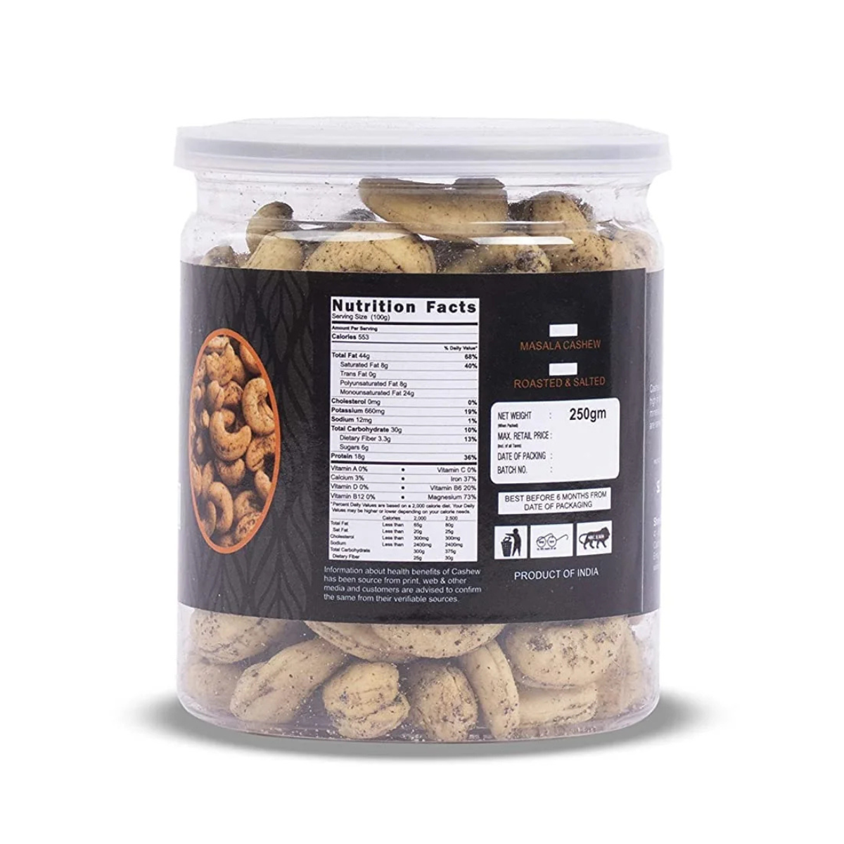 Sethji Dry Oven Roasted & Salted Black Pepper