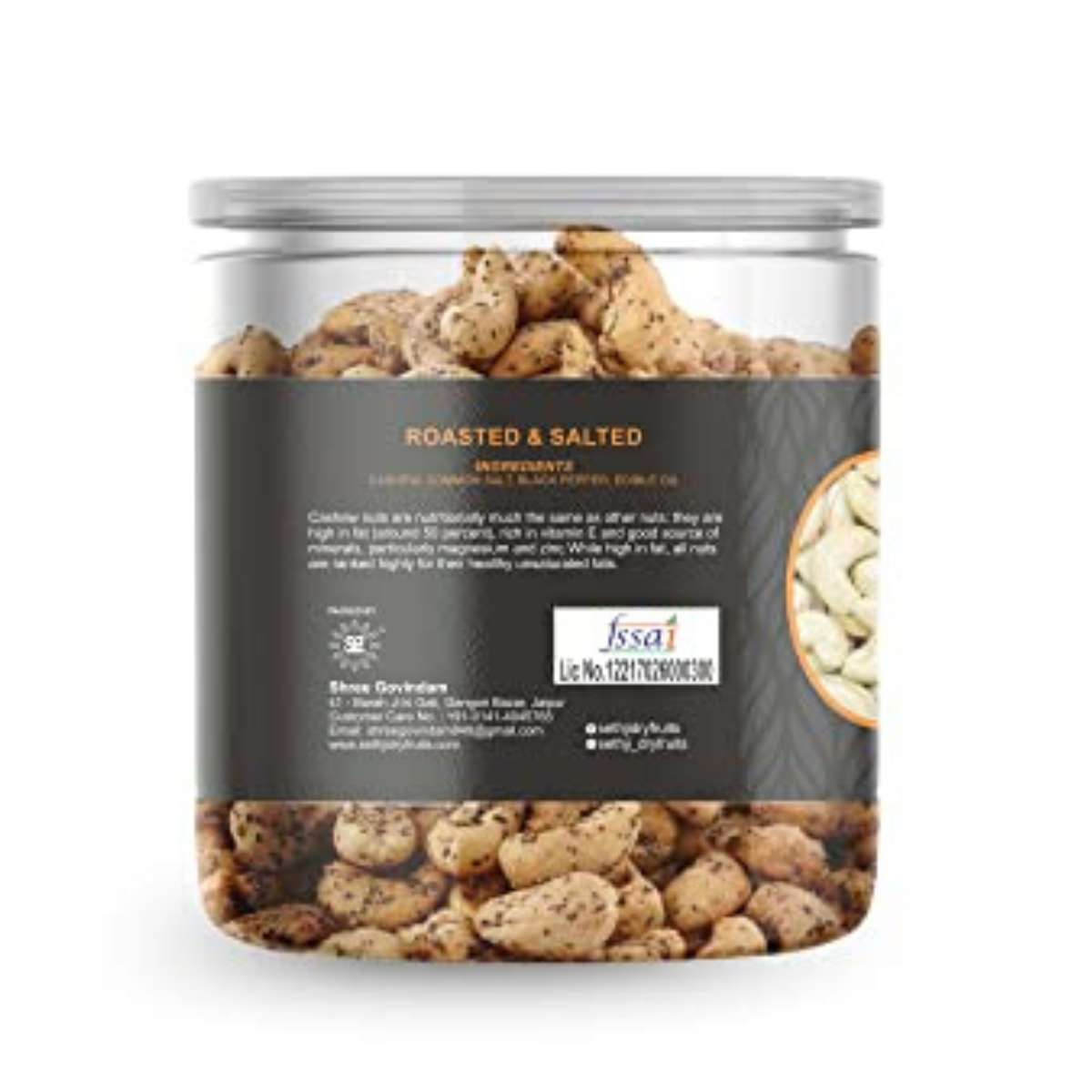 Sethji Dry Oven Roasted & Salted Black Pepper