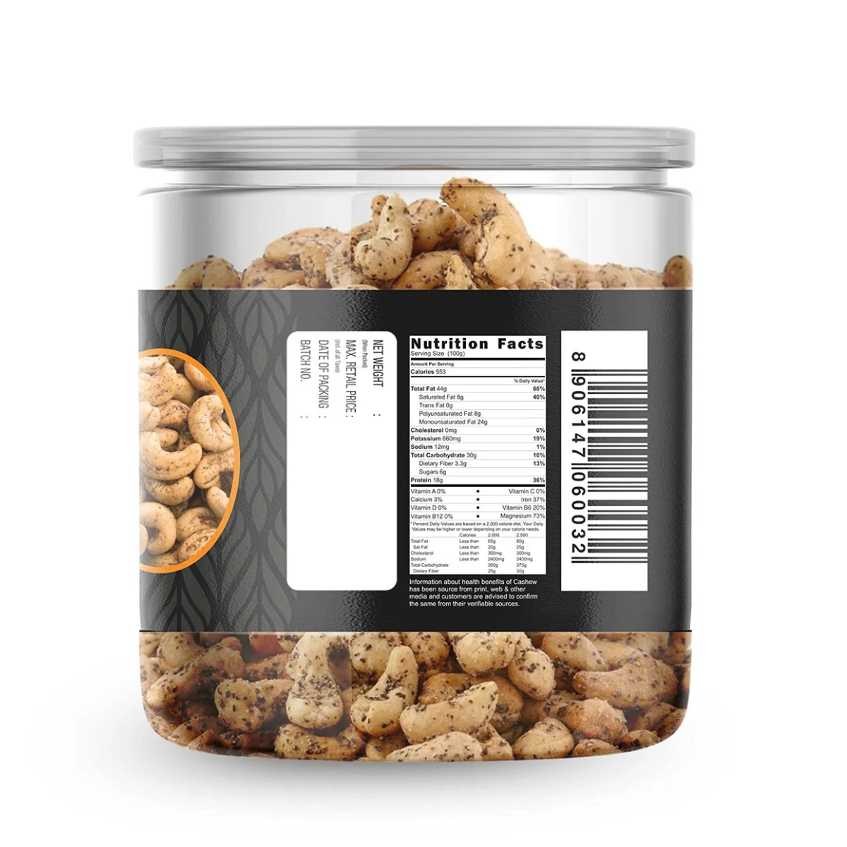 Sethji Dry Oven Roasted & Salted Black Pepper