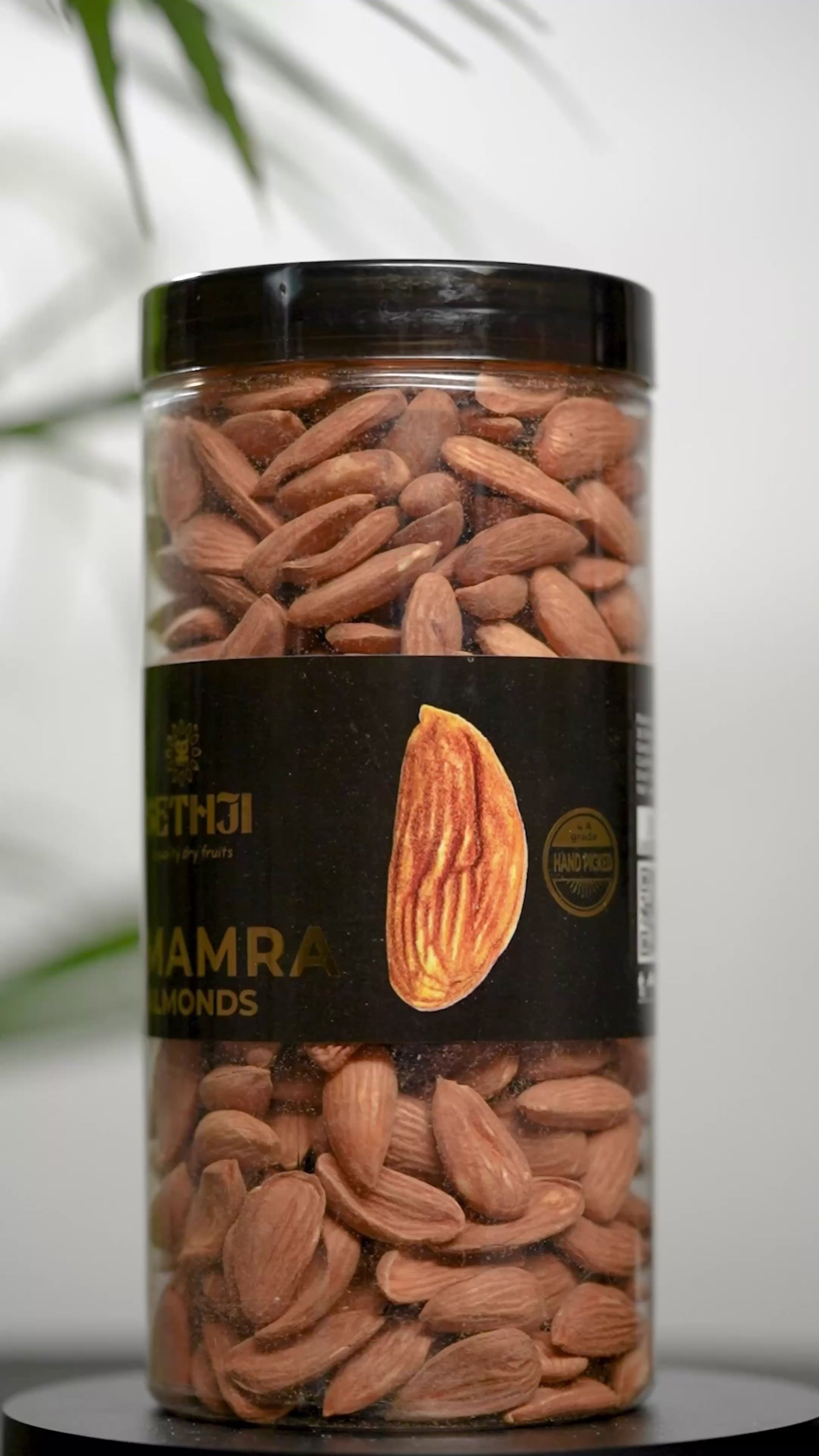Sethji Asal Mamra, Irani Mamra, Jumbo Mamra 500gm Jar